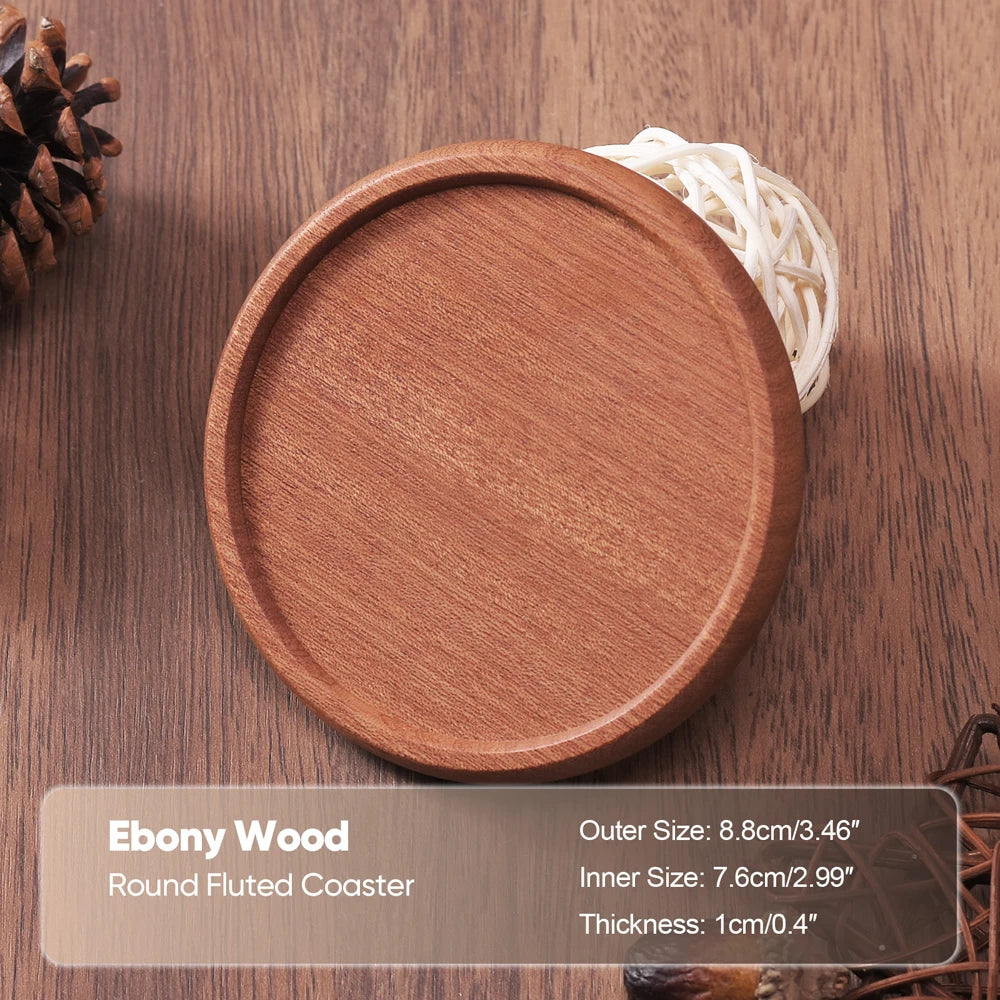 Natural Beech Wood Coffee & Tea Coaster - Table Piece