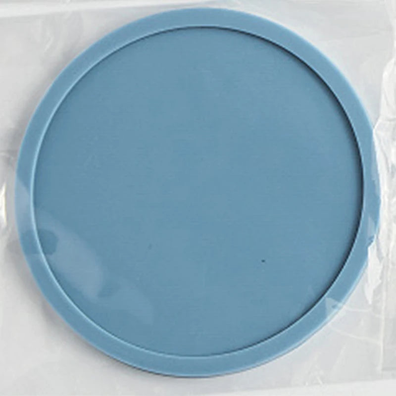10cm Silicone Coaster Round Heat Resistant Rubber Coffee Cup Mat Tea Drink Mug Glass Beverage Holder Pad Decor Table Mat Table Piece