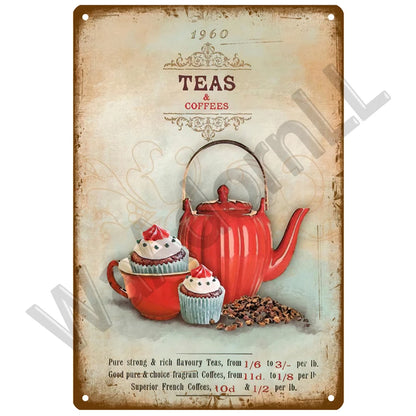Diner Days Vintage Tin Sign