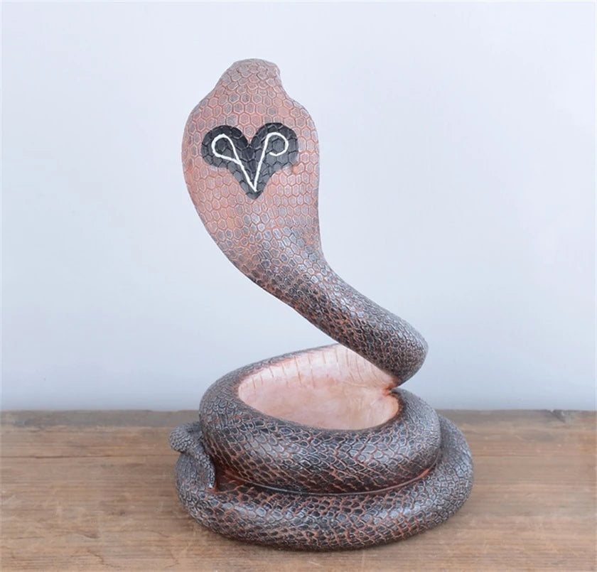 Cobra Statue Wine Holder Table Piece