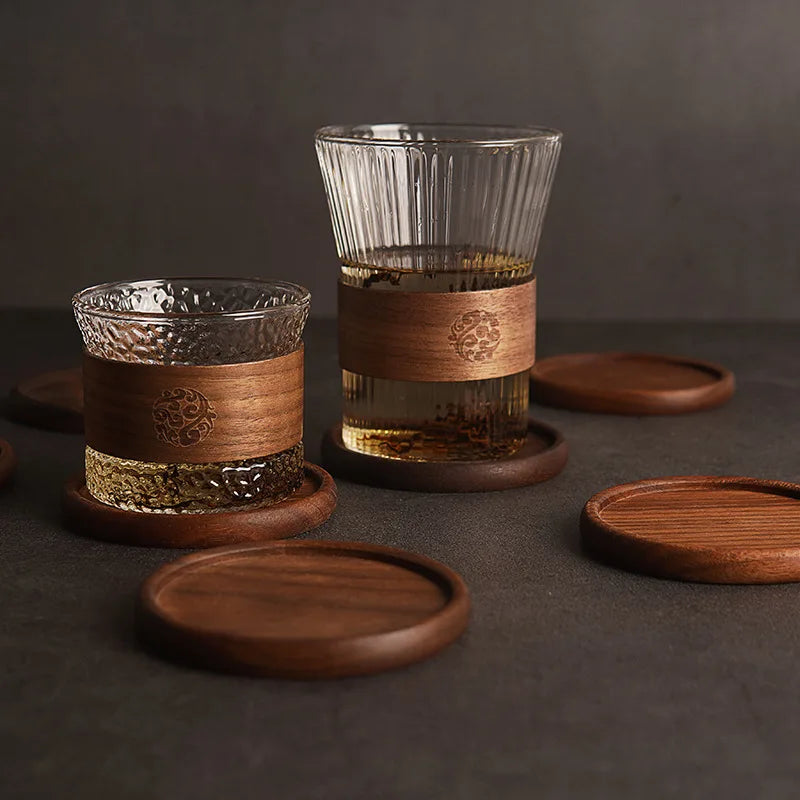 Natural Beech Wood Coffee & Tea Coaster - Table Piece