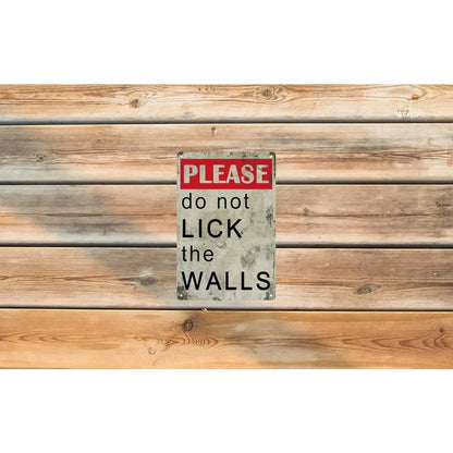 Cheeky Rules Metal Sign