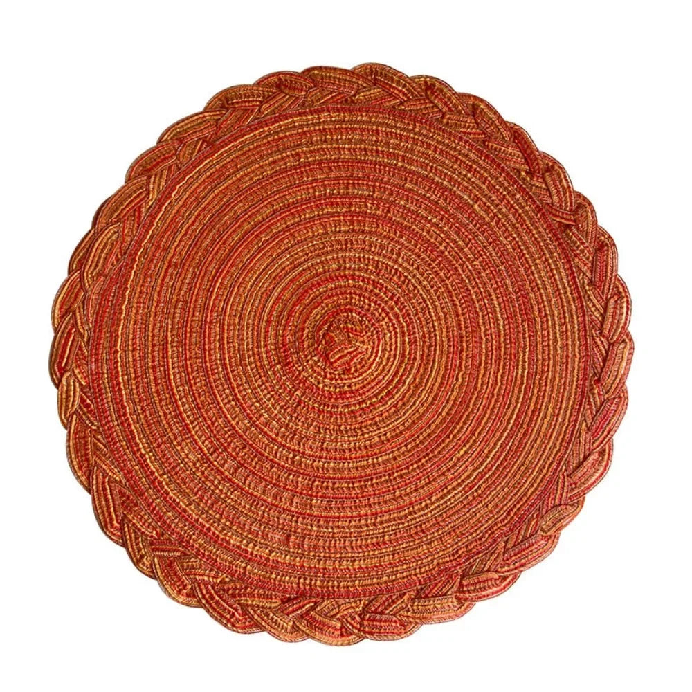 Woven Circle Placemat Set