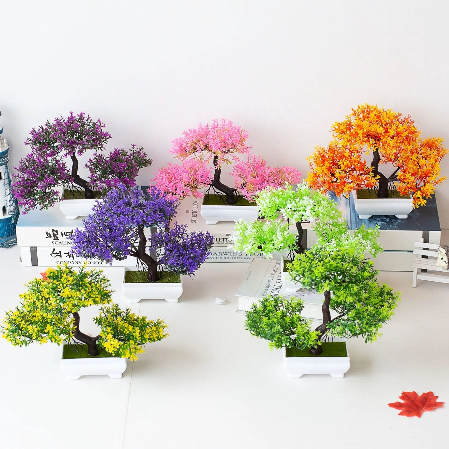Mini Artificial Tree Plant Table Decor - Table Piece