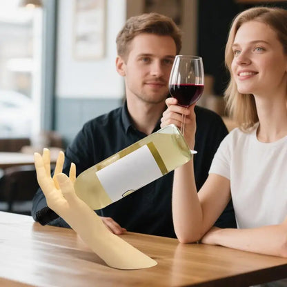 Wine Holder Floating Wine Display Table Piece