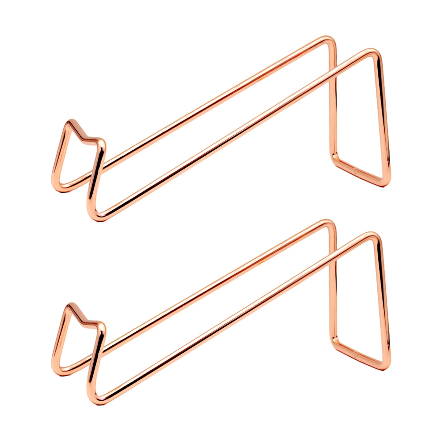 2Pcs Wine Bottle Holder Metal Wine Rack Table Piece