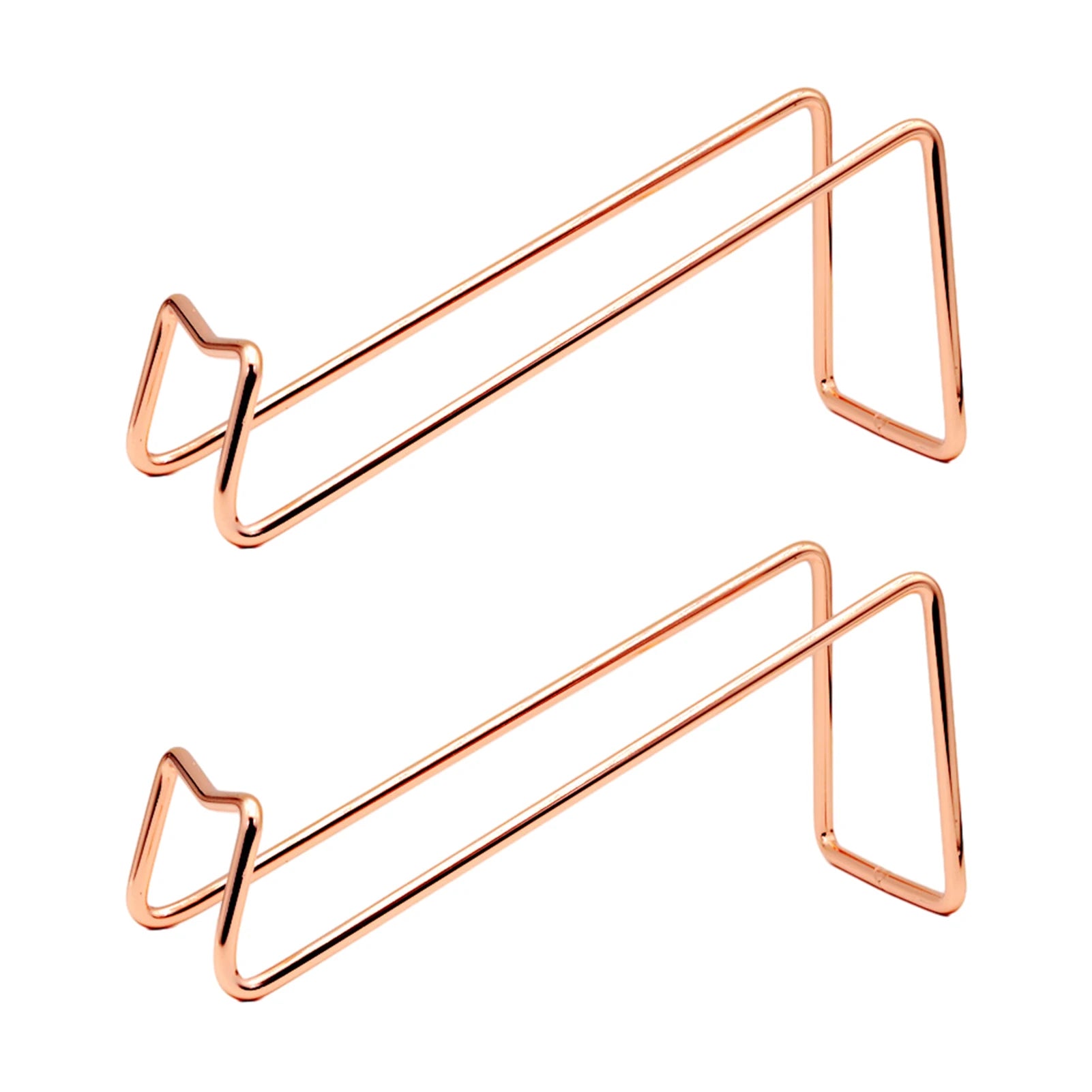 2Pcs Wine Bottle Holder Metal Wine Rack Table Piece