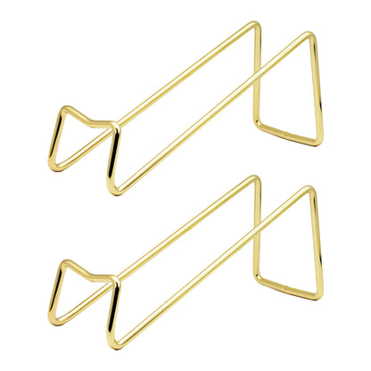 2Pcs Wine Bottle Holder Metal Wine Rack Table Piece