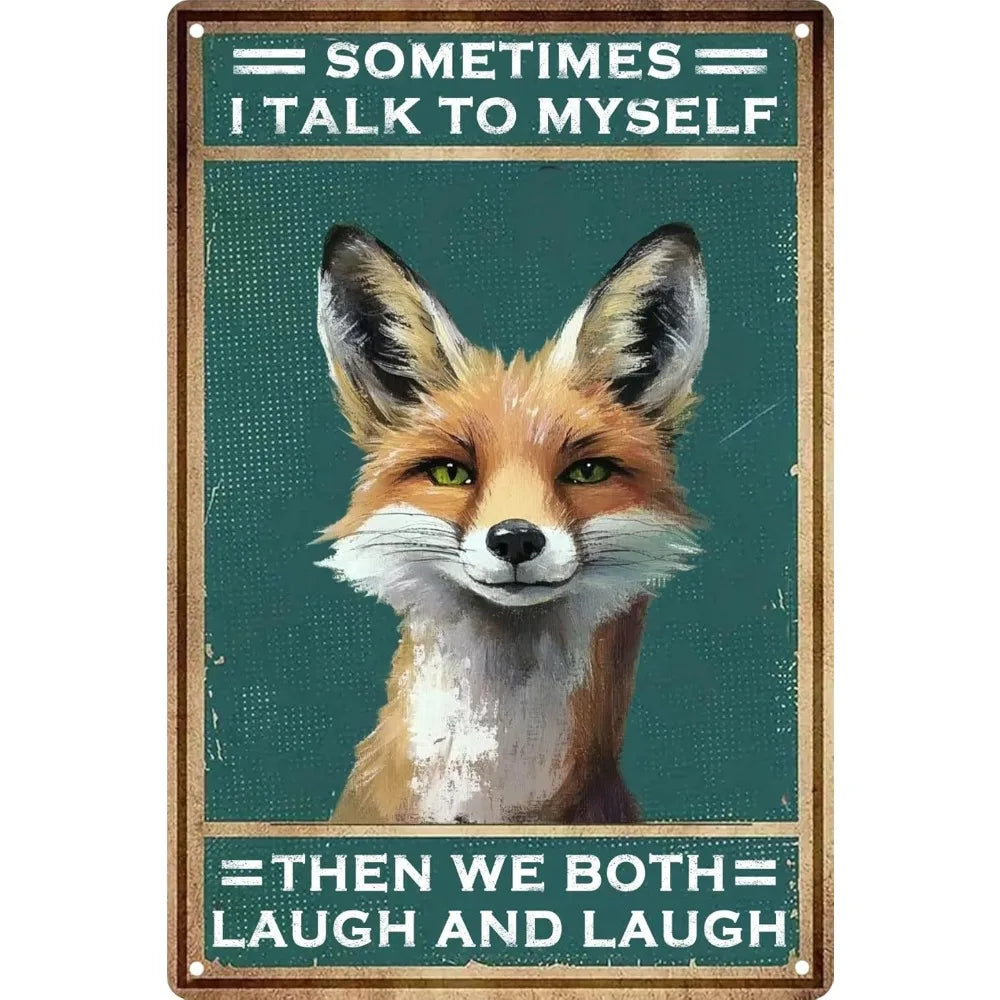 Cheeky Rules Metal Sign
