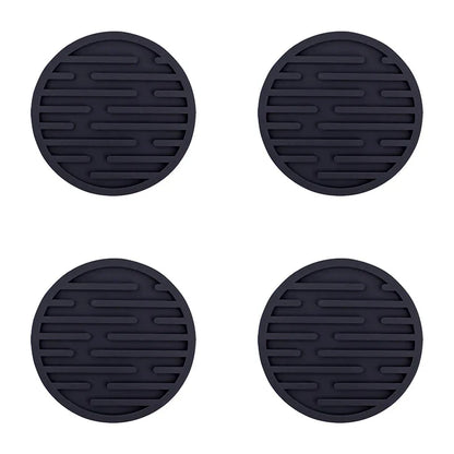 4PCS/lot 10cm Silicone Cup Pad Slip Insulation Pad Round Cup Mat Hot Drink Holder Mug Stand Home Kitchen Tool Cup Coaster Table Piece