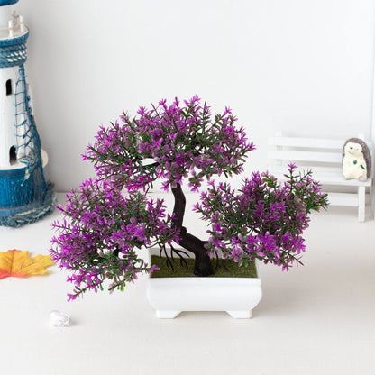 Mini Artificial Tree Plant Table Decor - Table Piece
