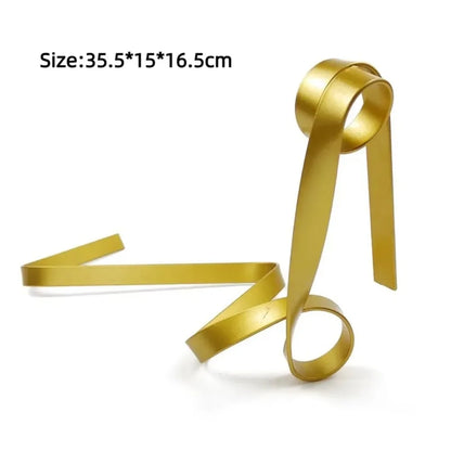 Floating Ribbon Wine Bottle Holder Stand - Table Piece