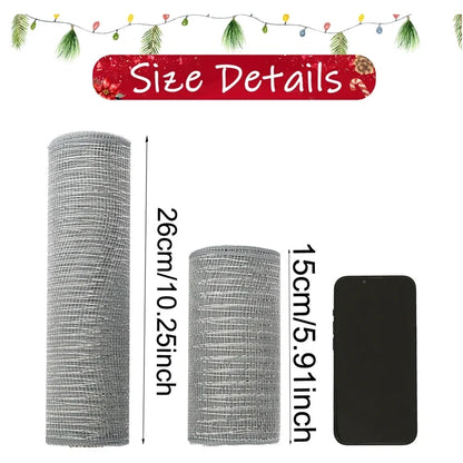 Christmas Tree Decorations Ribbon Mesh