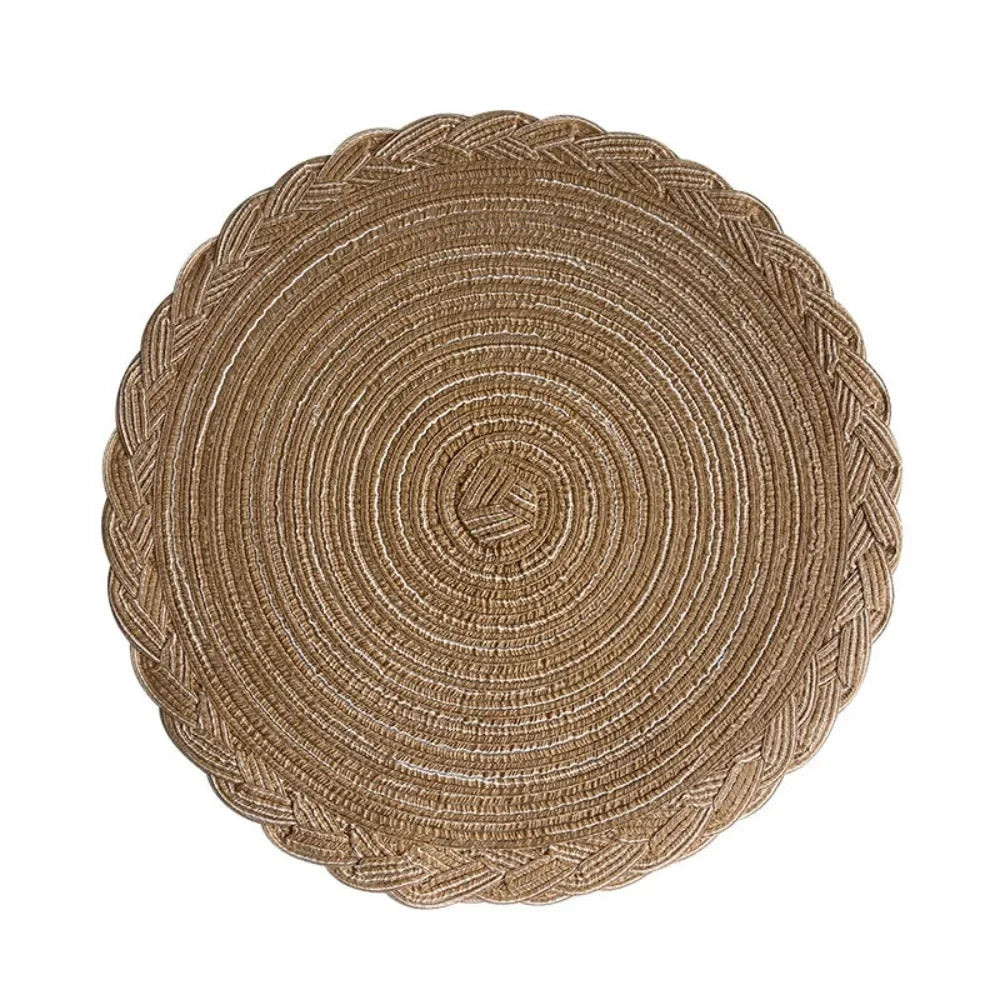 Woven Circle Placemat Set