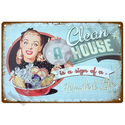 Diner Days Vintage Tin Sign