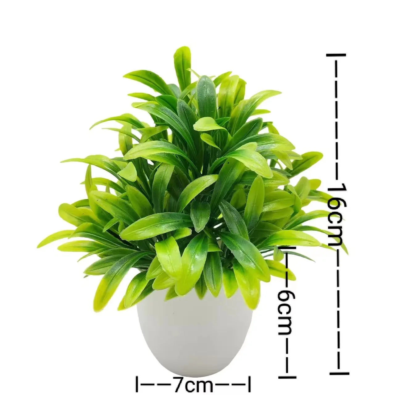 Plants with Plastics Pots - Office Desk Living Room and Bedroom Decoration Table Piece