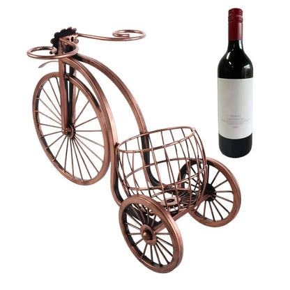 Vintage Tricycle Wine Bottle Storage Rack - Table Piece