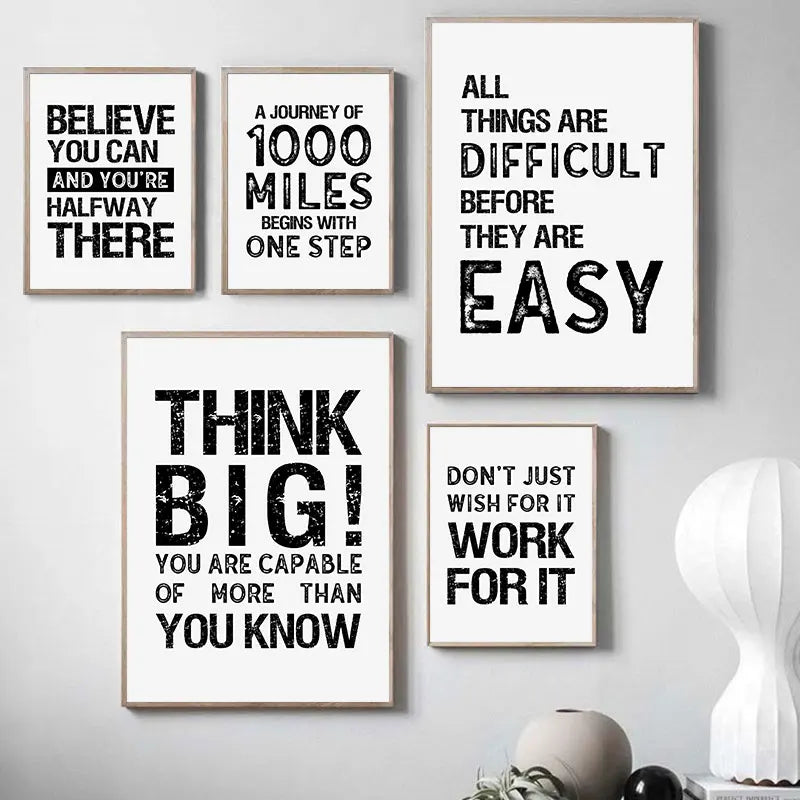 Bold Words Canvas Print