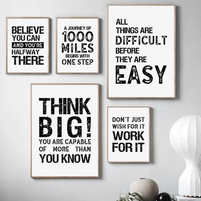 Bold Words Canvas Print