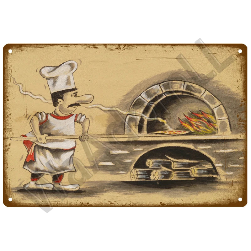 Diner Days Vintage Tin Sign