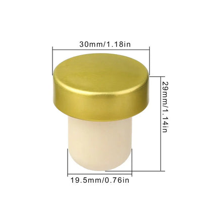 Silicone Champagne Wine Beer Bottle Cork Stopper Plug Wine Bottle Sealer Cap Stopper Bar Kitchen Tool Vacuum Sealed Sealer Plug Table Piece
