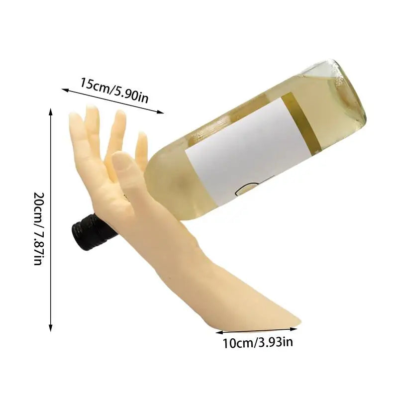 Wine Holder Floating Wine Display Table Piece