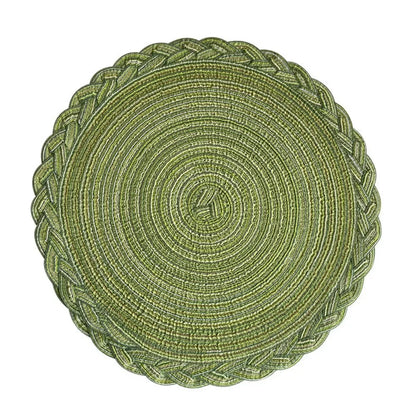 Woven Circle Placemat Set