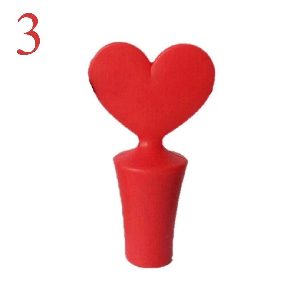 Silicone Champagne Wine Beer Bottle Cork Stopper Plug Wine Bottle Sealer Cap Stopper Bar Kitchen Tool Vacuum Sealed Sealer Plug Table Piece