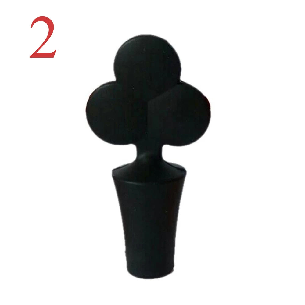 Silicone Champagne Wine Beer Bottle Cork Stopper Plug Wine Bottle Sealer Cap Stopper Bar Kitchen Tool Vacuum Sealed Sealer Plug Table Piece