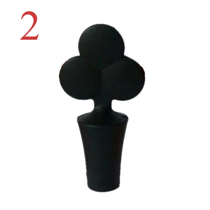 Silicone Champagne Wine Beer Bottle Cork Stopper Plug Wine Bottle Sealer Cap Stopper Bar Kitchen Tool Vacuum Sealed Sealer Plug Table Piece